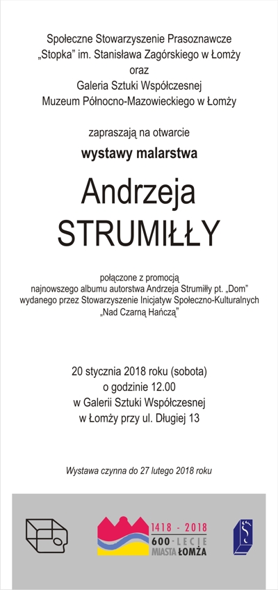 Wystawa malarstwa Andrzeja Strumiy